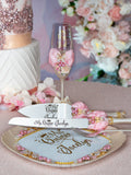 Champagne pink quinceanera brindis package