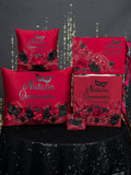 Burgundy Black mask Quinceanera package