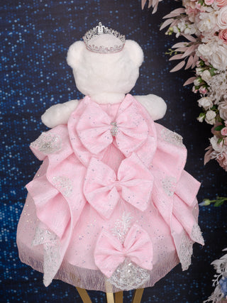 Ballet Pink Coquette Teddy Bear for Quinceanera