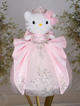 Pink Fantasy with Bow Kitty for Quinceanera