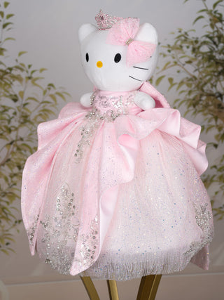 Pink Fantasy with Bow Kitty for Quinceanera