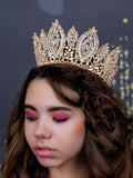 Big Gold Quinceanera Tiara