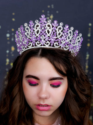 Quinceanera Lilac silver crown