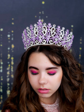 Quinceanera Lilac silver crown