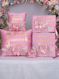 Dusty Rose with Bow quinceanera money card box
