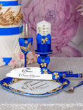 Royal blue with gold butterfly quinceanera brindis package