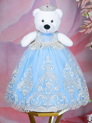 Bahama Blue Last Teddy Bear for quinceanera