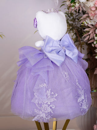 Lilac with Bow Kitty quinceanera doll