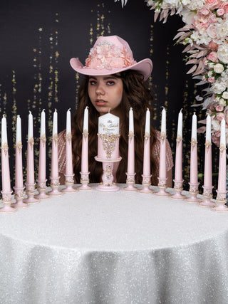 Blush Quinceanera Tejana Hat