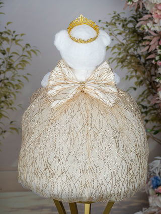 Champagne Gold Quinceanera Last Teddy Bear
