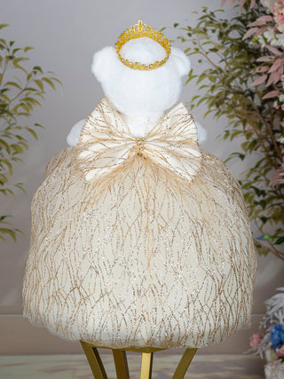 Champagne Gold Quinceanera Last Teddy Bear