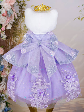Lilac Gold with Bow Quince Doll Cat