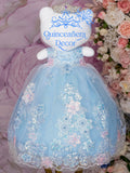 Light blue Kitty for Quinceanera