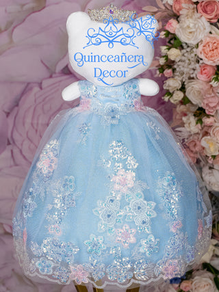 Light blue Kitty for Quinceanera
