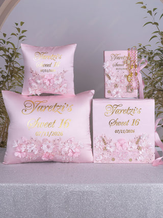 Light Pink and Gold Quinceanera Package 1