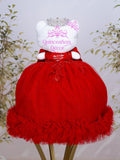 Red with Bow Ultima muneca cat for quinceanera