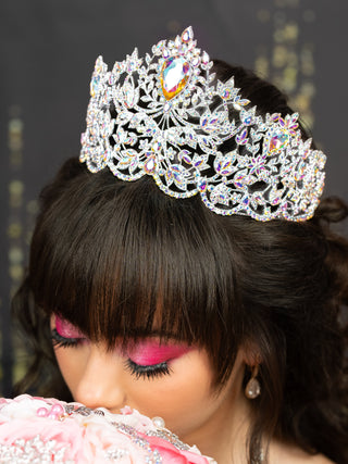 Big quinceanera crown tornasol