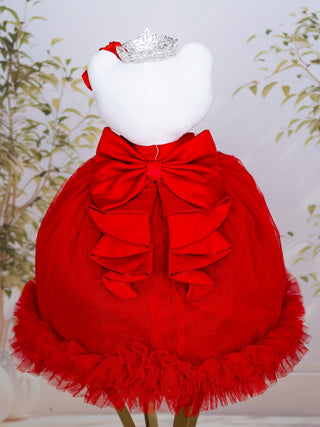 Red with Bow Ultima muneca cat for quinceanera
