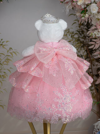 Pink oso de quinceanera