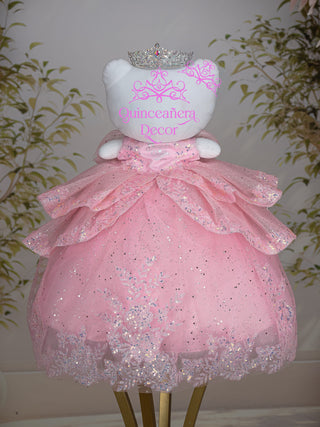Light Pink with Bow La Ultima Muneca for quinceanera