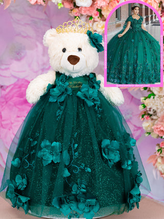 Teddy Bear to match your Quinceanera Dress