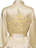 Gold robe for quinceanera