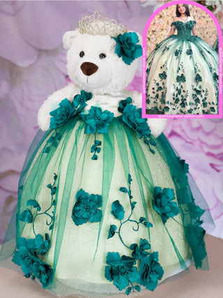 Teddy Bear to match your Quinceanera Dress