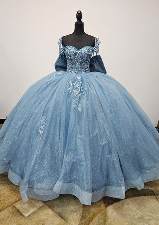 Custom order: custom color matching dress with silver