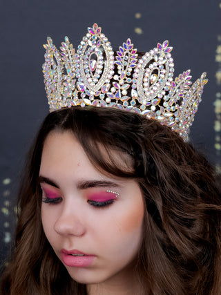 Iridescent Gold Quinceanera Big crown