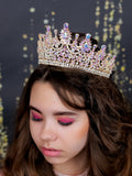 Quinceanera tiara iridescent gold
