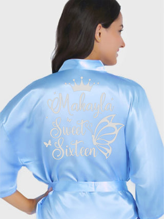 Robe Sweet 16 light blue with silver