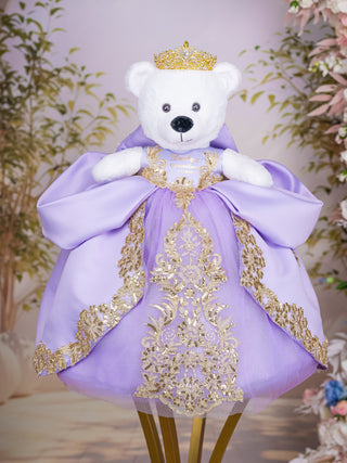 Lavender Teddy Bear For Quinceanera / quinceanera-decor Lavender Teddy Bear For Quinceanera / quinceanera-decor