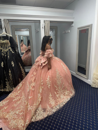 first payment of Custom order for Kristina: rose gold color theme