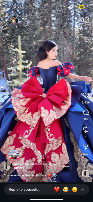 Custom order for Monica Soto -snowwhite theme