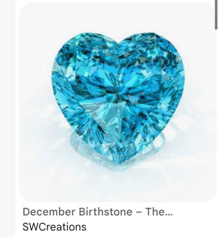 Custom order for Edith Villa: el color azul del mes de diciembre