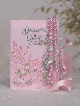 Baby Pink with Train Quinceanera Teddy Bear