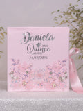 Baby pink silver album de fotos para Quinceanera