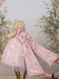 Rose Gold Quinceanera theme Brown Teddy Bear for quinceanera
