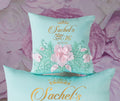 Mint Quinceanera Tiara Pillow