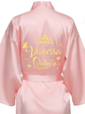 Rose Gold robe for quinceanera