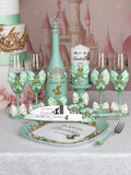 Sage Green Frog quinceanera Toasting Package