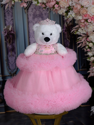 Pink oso de quinceanera