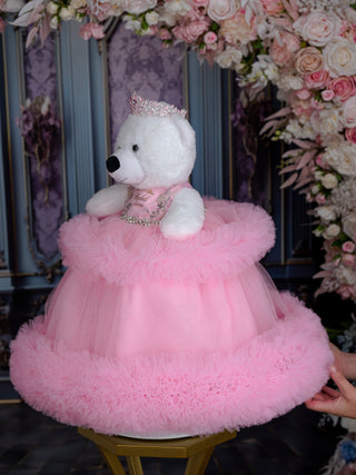 Pink oso de quinceanera