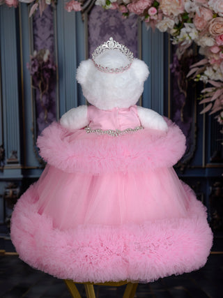 Pink oso de quinceanera