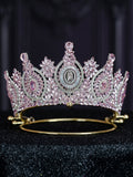 Light Pink Virgen de Guadalupe Quinceanera Crown