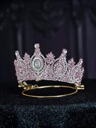Light Pink Virgen de Guadalupe Quinceanera Crown