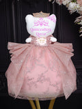 [Kitty] Rose Gold Muneca Cat for Quinceanera