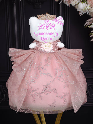 Rose Gold Muneca Cat for Quinceanera