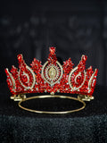 Red Virgen de Guadalupe Quinceanera Crown