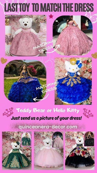 Kitty to match your Quinceanera Dress